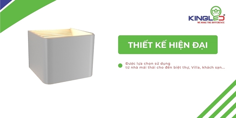 Trang trí phòng khách thêm nổi bật cùng đèn Kingled